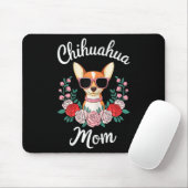 Chihuahua Mama Shirt Frauen Chihuahua Besitzermütt Mousepad (Mit Mouse)