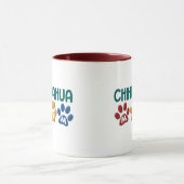 CHIHUAHUA Mama-Tatzen-Druck 1 Tasse (Zentrum)
