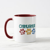 CHIHUAHUA Mama-Tatzen-Druck 1 Tasse (Links)