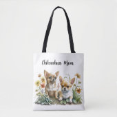 Chihuahua Mama Tote Bag Tasche (Vorderseite)