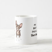 Chihuahua mein bester Freund Individuelle Name Kaffeetasse (Mittel)