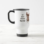 Chihuahua mein bester Freund Individuelle Name Reisebecher (Links)