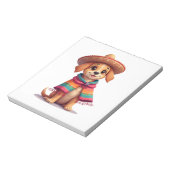 Chihuahua  Mexico  Cinco de Mayo  Funny Dog  (1) Notizblock (Rotiert)