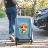 Chihuahua Mexico Cinco de Mayo Funny Dog (2) Aufkleber (Koffer Insitu)