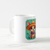 Chihuahua Mexico Cinco de Mayo Funny Dog (2) Kaffeetasse (Vorderseite Links)