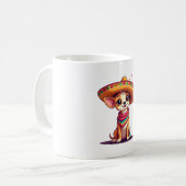 Chihuahua Mexico Cinco de Mayo Funny Dog (4) Kaffeetasse (Vorderseite Links)