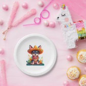 Chihuahua Mexico Cinco de Mayo Funny Dog (5) Pappteller (Party)