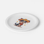 Chihuahua Mexico Cinco de Mayo Funny Dog Copy Pappteller (Schrägansicht)