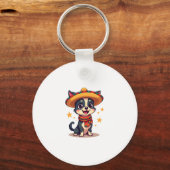 Chihuahua Mexico Cinco de Mayo Funny Dog Copy Schlüsselanhänger (Vorderseite)