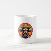 Chihuahua Mexico Cinco de Mayo Funny Dog Kaffeetasse (Mittel)