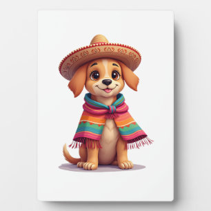 Chihuahua Mexiko Cinco de Mayo Lustiger Hund (1) Fotoplatte