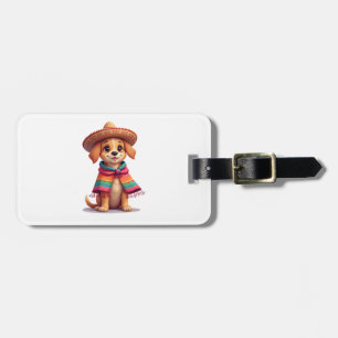 Chihuahua Mexiko Cinco de Mayo Lustiger Hund ( Gepäckanhänger