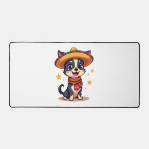 Chihuahua  Mexiko  Cinco de Mayo  Lustiger Hund  K Schreibtischunterlage