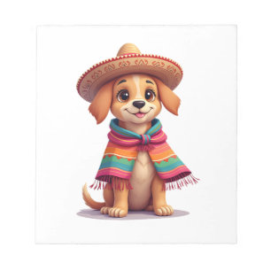 Chihuahua Mexiko Cinco de Mayo Lustiger Hund ( Notizblock