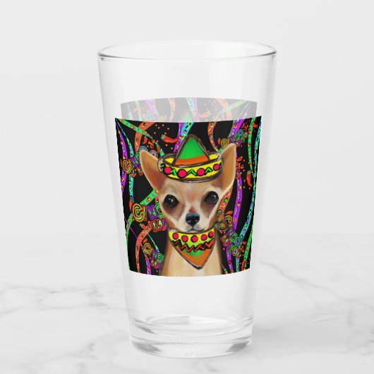 Chihuahua Mexiko Glas (Rückseite)