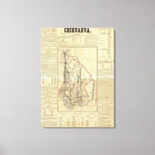 Chihuahua, Mexiko Leinwanddruck (Vorderseite)