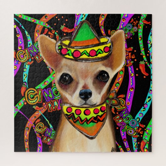 Chihuahua Mexiko Puzzle (Vertikal)