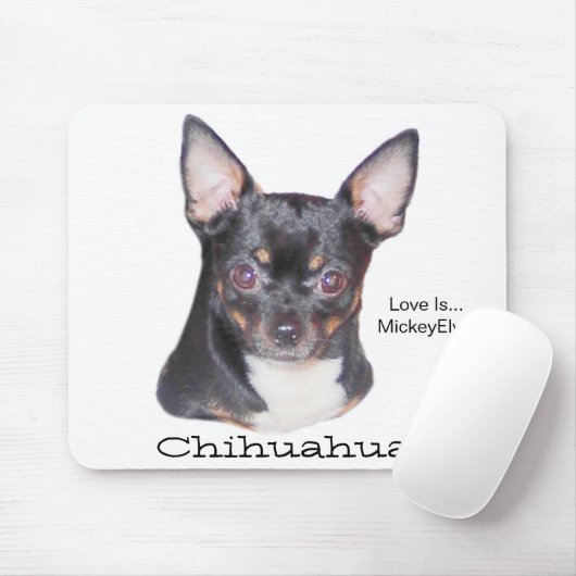 Chihuahua MickeyElvis Mousepad (Mit Mouse)