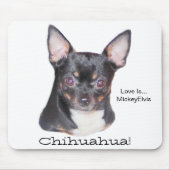 Chihuahua MickeyElvis Mousepad (Vorne)