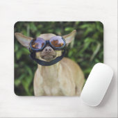 Chihuahua mit Brille Mousepad (Mit Mouse)