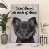 Chihuahua mit lustigem Hundebandposter Poster