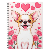 Chihuahua mit rosa Herzen