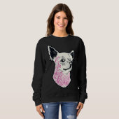 Chihuahua mit Tattoos Sweatshirt (Vorne ganz)
