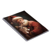 Chihuahua mit Weihnachtsmann Notizblock (Rechte Seite)