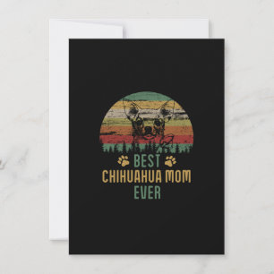Chihuahua Mom Dankeskarte