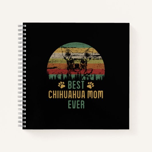 Chihuahua Mom Notizblock (Vorderseite)