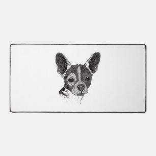 Chihuahua Mosaic Geometrie Art Dog Schreibtischunterlage
