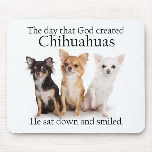 Chihuahua Mousepad (Vorne)