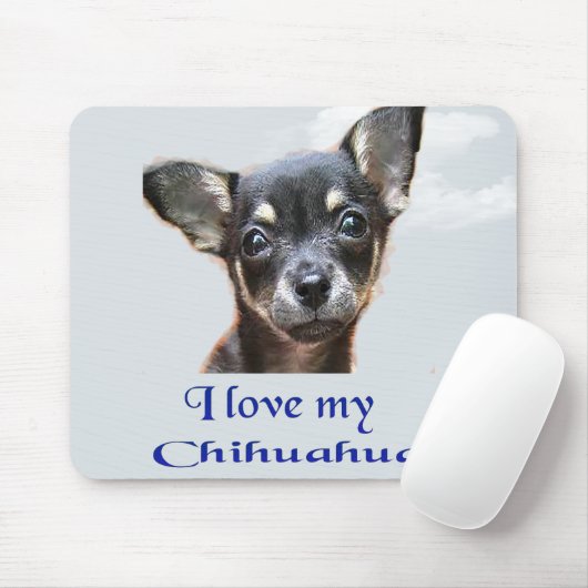 Chihuahua Mousepad (Mit Mouse)