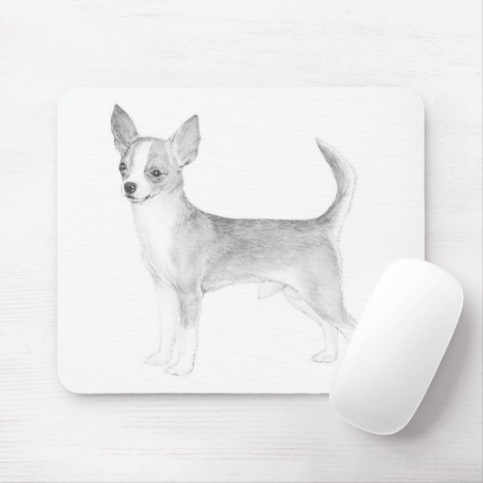 Chihuahua Mousepad (Mit Mouse)