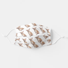 Chihuahua Mund-Nasen-Maske Aus Stoff