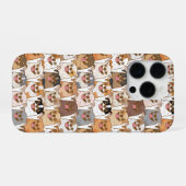 Chihuahua-Muster iPhone Hülle (Rückseite (Horizontal))