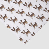 Chihuahua-Muster Seidenpapier (Ausschnitt)