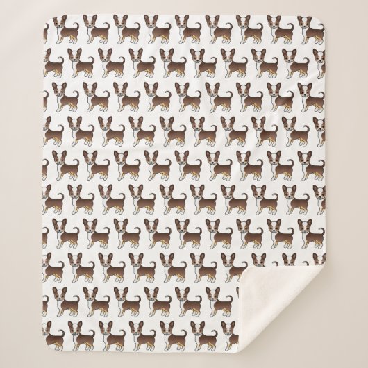 Chihuahua-Muster Sherpadecke (Vorderseite)