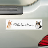 Chihuahua-Mutter Autoaufkleber (Auf Auto)