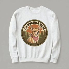 Chihuahua-Mutter-Crewneck Chi-Hundemutter-Geschenk Sweatshirt