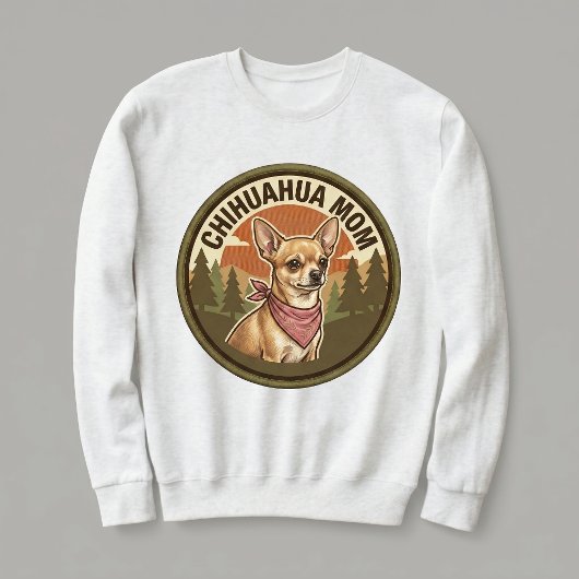 Chihuahua-Mutter-Crewneck Chi-Hundemutter-Geschenk Sweatshirt