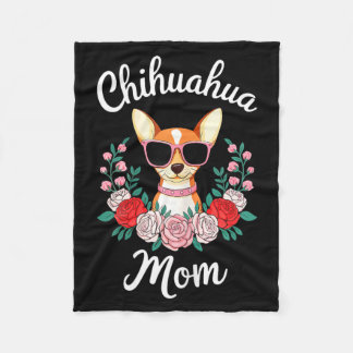 Chihuahua-Mutter-Shirt Frauen Chihuahua Besitzer M Fleecedecke