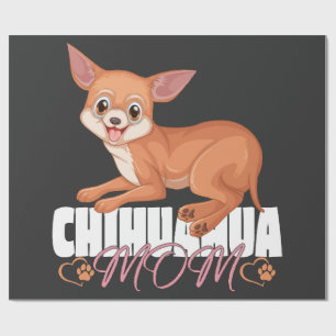 Chihuahua-Mutter-Shirt Muttertag Tierbesitzer Geschenkpapier