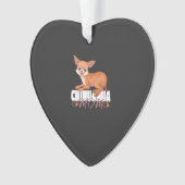 Chihuahua-Mutter-Shirt Muttertag Tierbesitzer Ornament (Vorderseite)