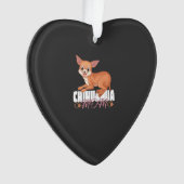 Chihuahua-Mutter-Shirt Muttertag Tierbesitzer Ornament (Vorderseite)