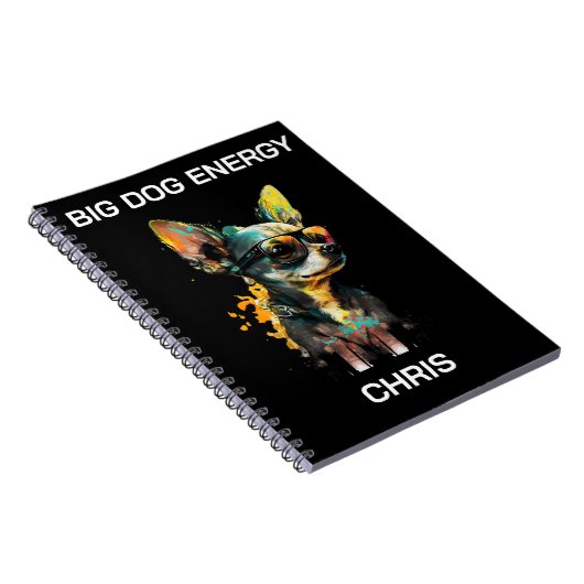 Chihuahua Name Notizblock (Rechte Seite)