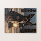 Chihuahua neben Lanturn Puzzle (Horizontal)