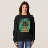 Chihuahua Niedlich Chihuahua Leben ist besser Sweatshirt (Vorne ganz)