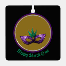 Chihuahua niedlich Happy Mardi Gras funkelnd Maske