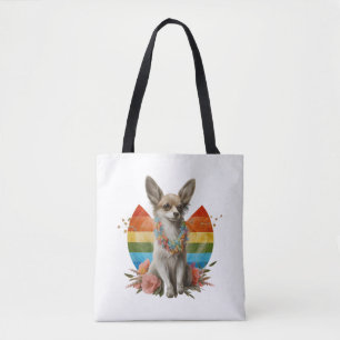 Chihuahua Niedlich Hund Schöne Blume Girl Tasche